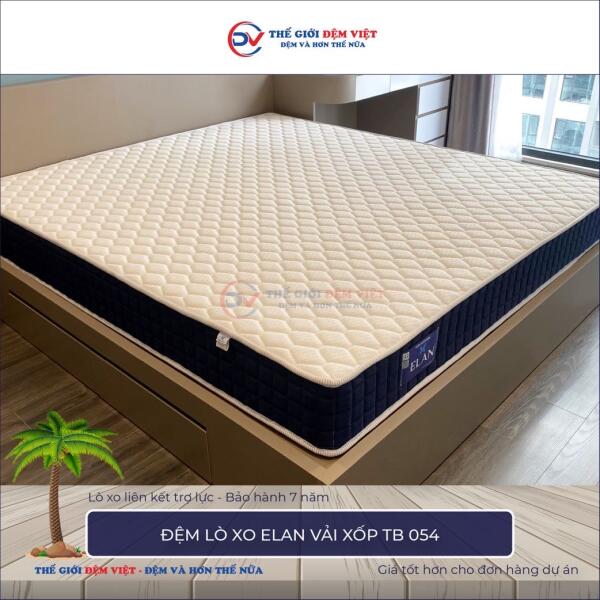 Đệm lò xo Elan vải xốp TB 054
